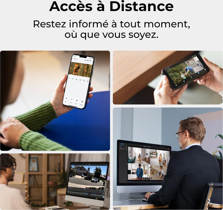 L'application Reolink donne accès aux vidéos stockées sur la caméra autonome Reolink Argus Series B330.
