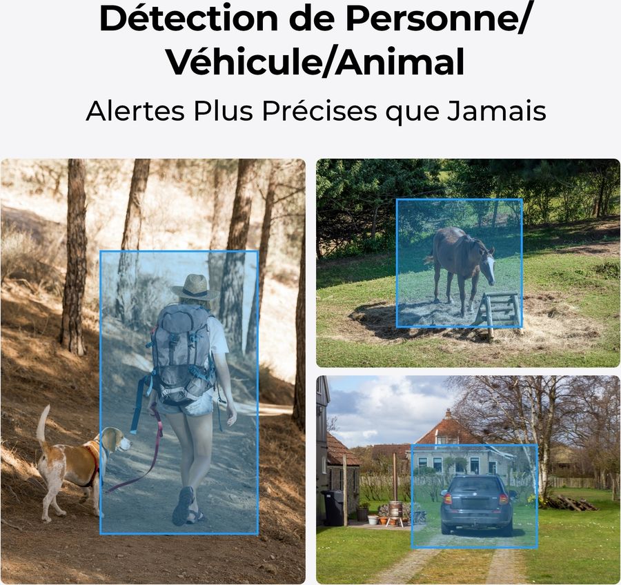 La caméra de surveillance Reolink Go Series G430 offre une détection intelligente des mouvements.