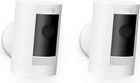 Ring Stick Up Cam Battery Blanc (2 pièces)
