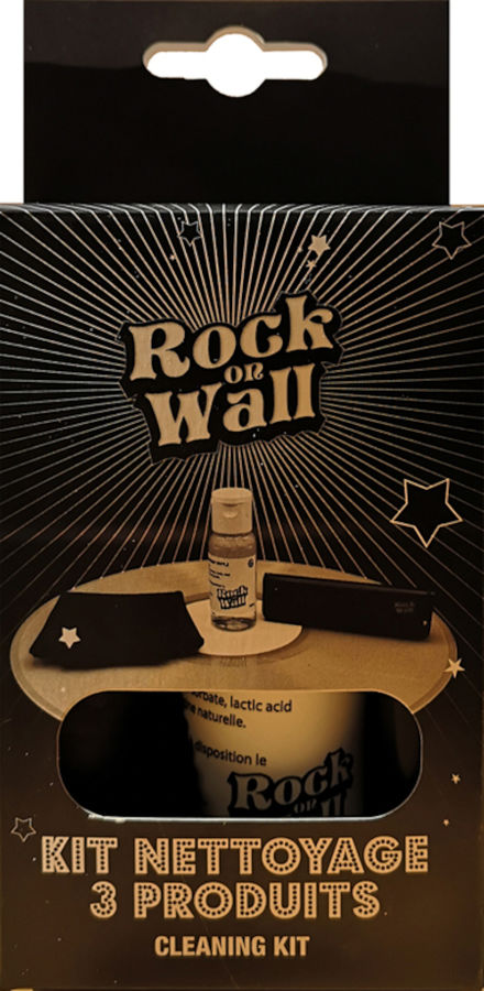 Entretien vinyle Rock on wall Kit de nettoyage 3 produits Disque Vinyle
