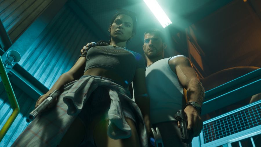 Grand Theft Auto VI avec Lucia Caminos et Jason Duval à Vice City.