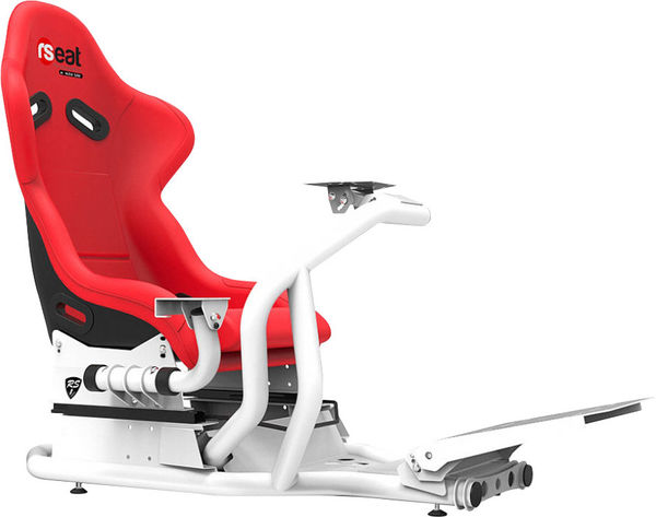 Sièges simulation gaming rSeat RS1 Siège Rouge Structure Blanc