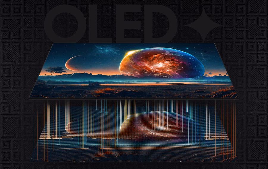 Le moniteur gamer Samsung Odyssey OLED G6 G60SD est &eacute;quip&eacute; d'une dalle OLED.