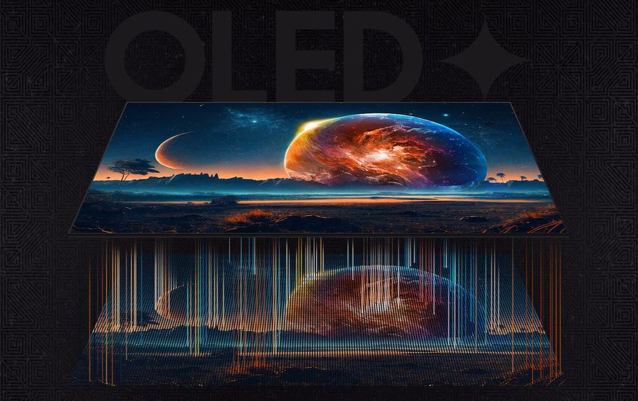 La dalle OLED du moniteur Samsung Odyssey OLED G8 G80SD offre des couleurs précises et des contrastes élevés.