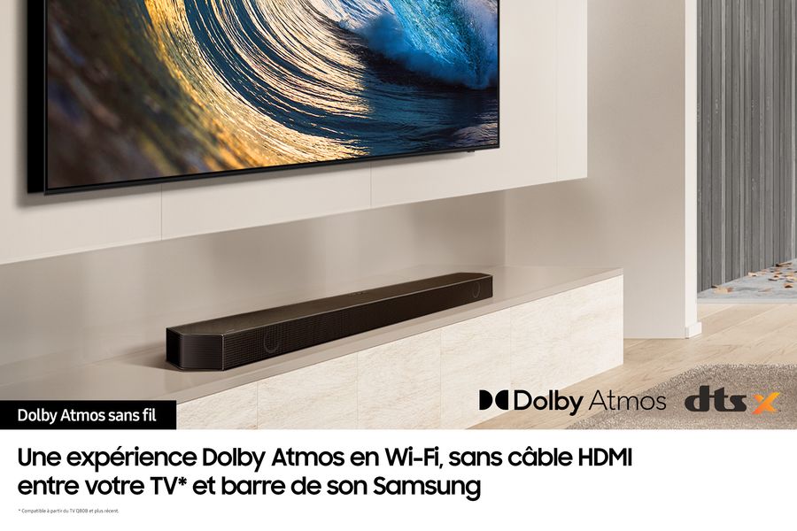 Samsung HW-Q710D : Dolby Atmos et DTS:X Samsung HW-Q710D : Dolby Atmos et DTS:X