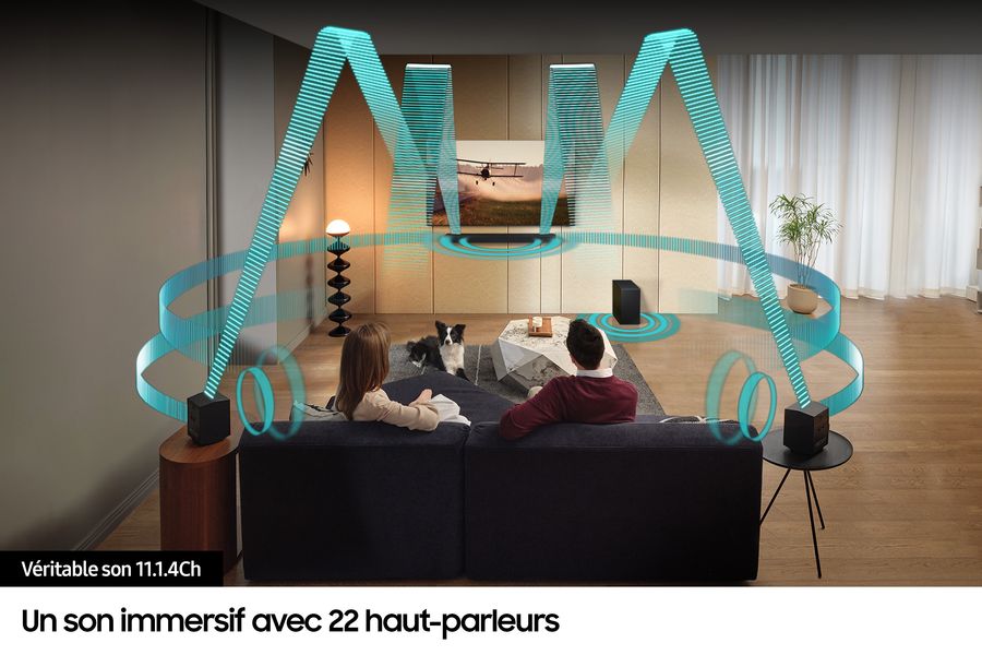 Samsung HW-Q995D : 22 haut-parleurs Samsung HW-Q995D : 22 haut-parleurs