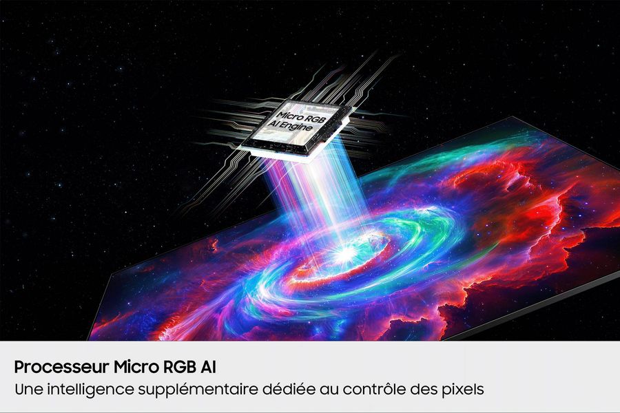 Processeur Micro RGB AI du Samsung Micro RGB 115" MR95F 2025 Processeur Micro RGB AI du Samsung Micro RGB 115" MR95F 2025