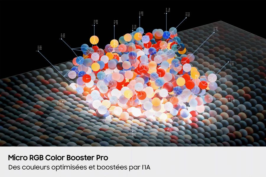 Micro RGB Color Booster pro du téléviseur Samsung Micro RGB 115" MR95F 2025 Micro RGB Color Booster pro du téléviseur Samsung Micro RGB 115" MR95F 2025