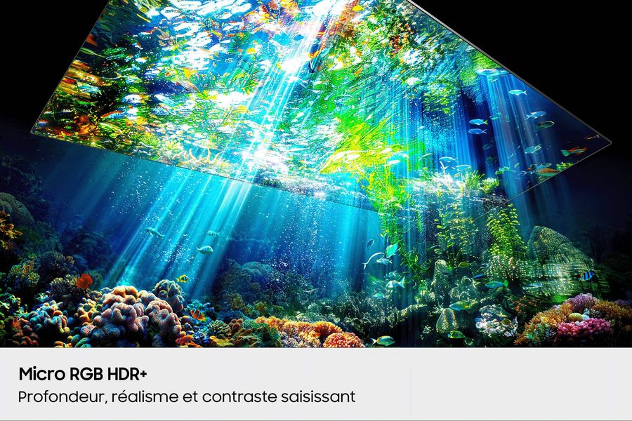 Traitement Micro RGB HDR+ du Samsung Micro RGB 115" MR95F 2025 Traitement Micro RGB HDR+ du Samsung Micro RGB 115" MR95F 2025