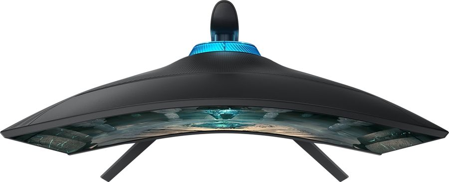La dalle VA de l'&eacute;cran gamer Samsung Odyssey G6 - G65B 27" est incurv&eacute;e.