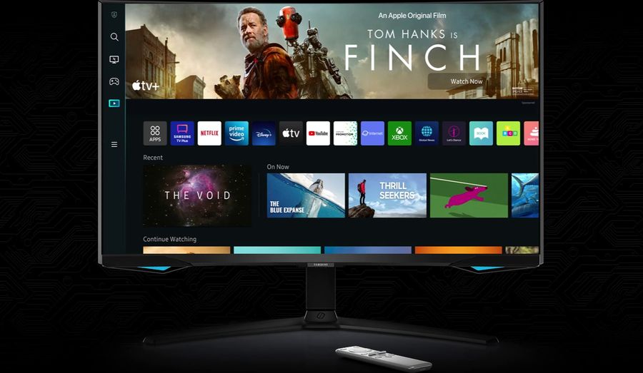 L'&eacute;cran gamer Samsung Odyssey G6 - G65B 32" permet d'acc&eacute;der aux plateformes de SVOD.