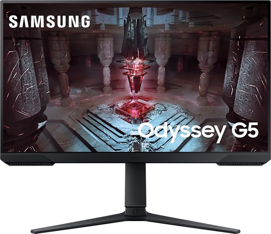 Le moniteur gamer Samsung Odyssey G51C 27" offre une d&eacute;finition QHD.