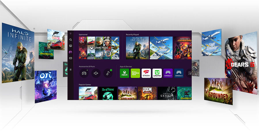 Samsung Odyssey G8 34" : Samsung Gaming Hub