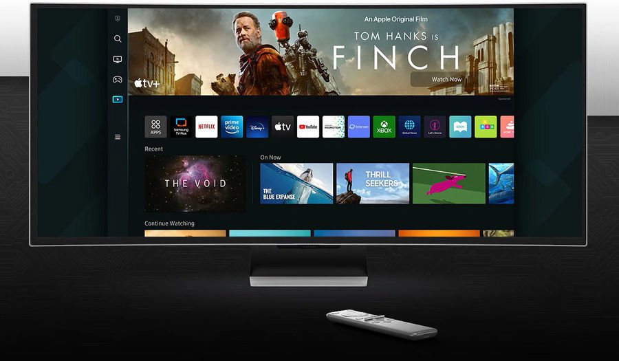 Samsung Odyssey G8 34" : services de streaming vid&eacute;o