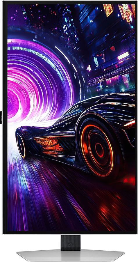 Le Samsung Odyssey OLED G8 - G81SF 27” peut basculer en mode portrait grâce à sa fonction de pivot.