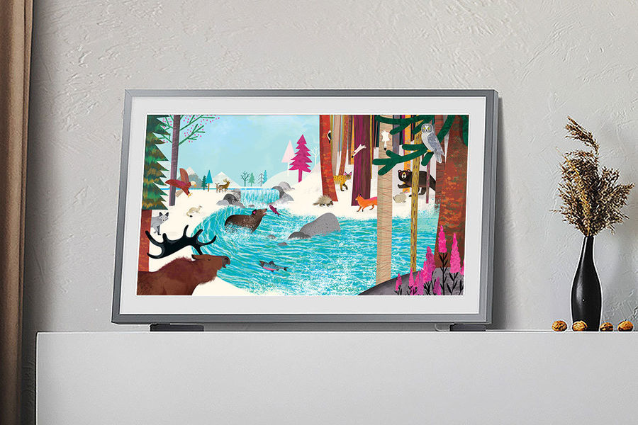 Samsung The Frame QLED 32" : Quantum Processeur4K, HDR10+