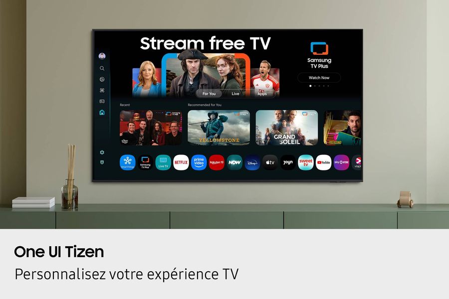 Samsung TQ43Q7F4 : interface One UI Samsung TQ43Q7F4 : interface One UI