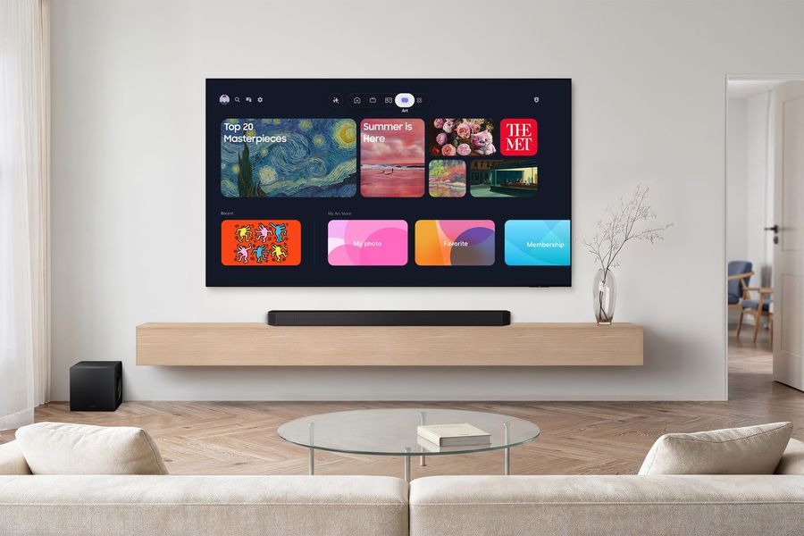 T&eacute;l&eacute;viseur Samsung TQ43QN72H Neo QLED 43 pouces 4K avec Quantum Mini LED et HDR10+ Adaptive.