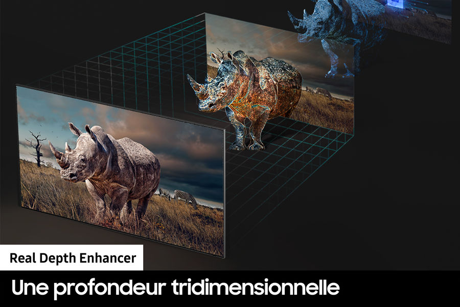 Samsung TQ75Q80C : Real Depth Enhancer Samsung TQ75Q80C : Real Depth Enhancer