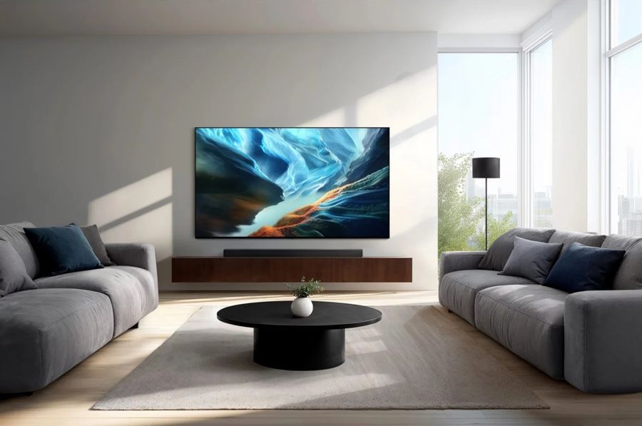 T&eacute;l&eacute;viseur Samsung TQ55S92H OLED 55 pouces avec image 4K fluide et contrastes profonds