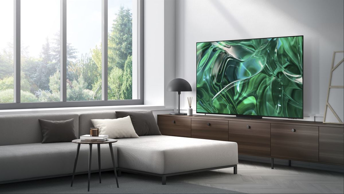 Samsung TQ55S95C 2023 : mise en situation  Samsung TQ55S95C 2023 : mise en situation