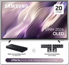 Samsung TQ55S99H sans reflet + Boîtier de connectique sans fil + Accroche murale ultrafine