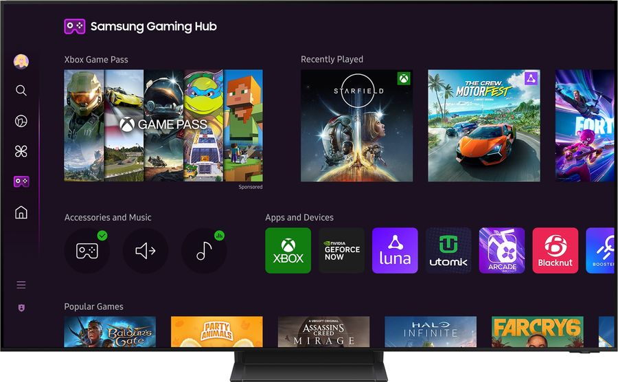  Samsung TQ65QN800D : gaming hub