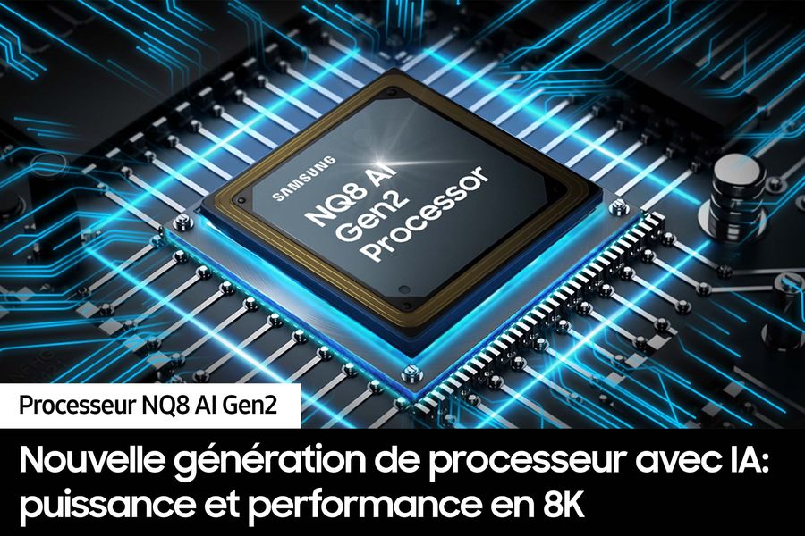  Samsung TQ65QN800D : Processeur Neural Quantum 8K