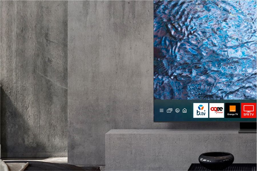 Samsung TQ65QN800D : applications opérateurs télécoms intégrées