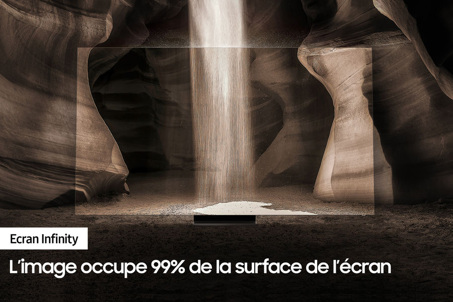  Samsung TQ65QN800C : &eacute;cran Infinity