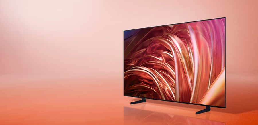 Le grand TV Samsung TQ55S85D permet d'afficher une image en UHD 4K.