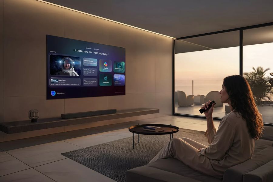 Samsung TQ65S92H TV OLED 65 pouces avec image 4K optimis&eacute;e, &eacute;cran sans reflet et son Dolby Atmos immersif