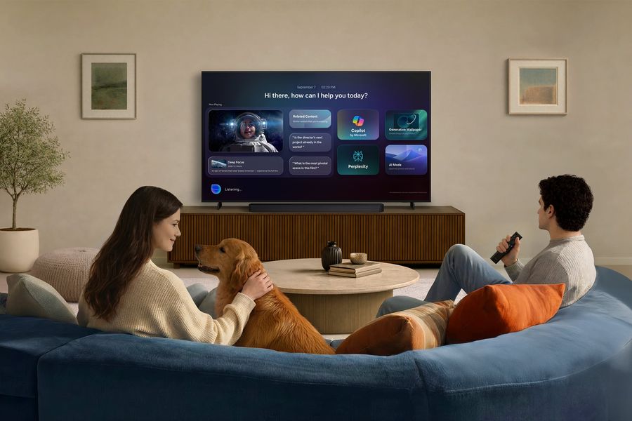 T&eacute;l&eacute;viseur Samsung TQ75QN80H Neo QLED Mini LED 4K 144 Hz avec Dolby Atmos et technologies gaming avanc&eacute;es.