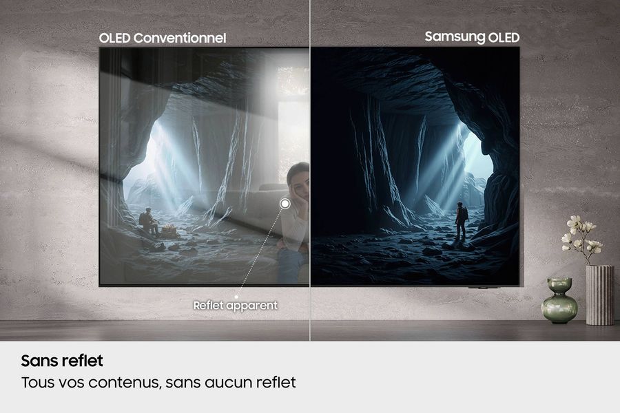 Samsung TQ83S95F &eacute;quip&eacute; d'un traitement anti-reflet