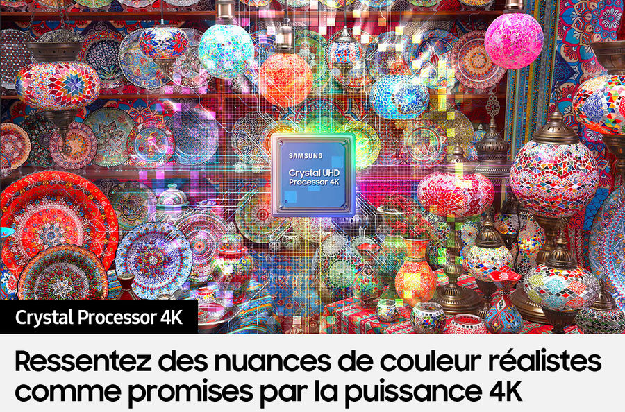 Samsung TU55CU8005 : Crystal Processor 4K