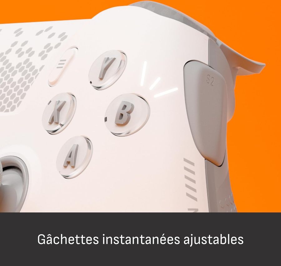 Deux boutons lat&eacute;raux SAX personnalisables de la manette Scuf Envision Pro Wireless