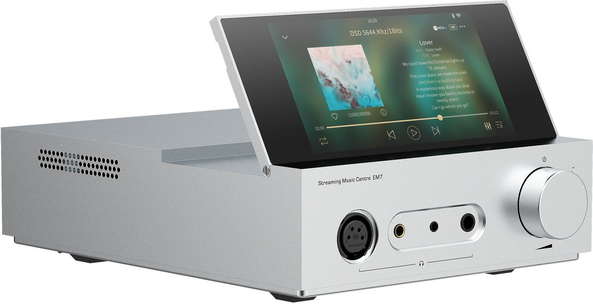 Lecteurs réseau audio Shanling EM7 Streaming Music Center Silver