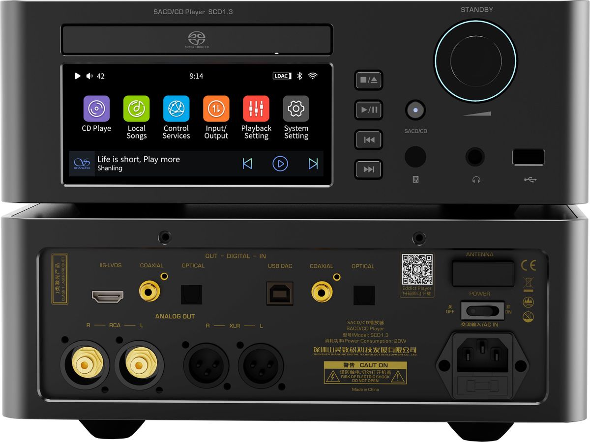 Connectique du DAC Shanling SCD 1.3