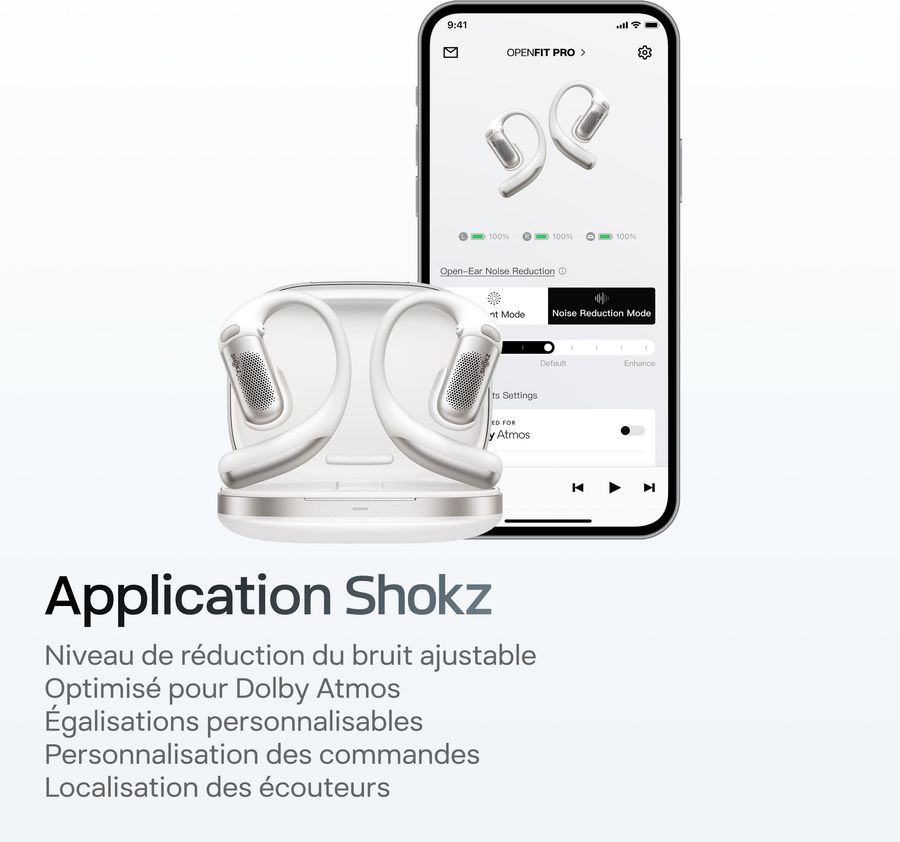 Shokz Open Fit Pro appli