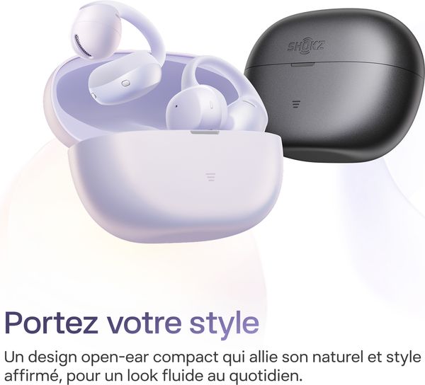 couleurs &eacute;couteurs ouverts Shokz OpenDots Air