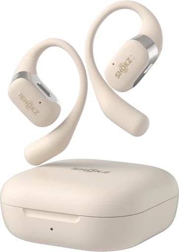 Écouteurs true wireless Shokz OpenFit Beige