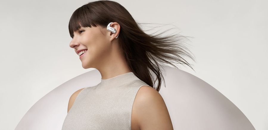 Écouteurs ouverts Shokz OpenFit Air Écouteurs ouverts Shokz OpenFit Air : mise en situation