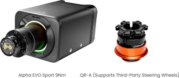 Simagic Alpha EVO Sport avec Quick Release et &eacute;cosyst&egrave;me ouvert compatible multi &eacute;quipements