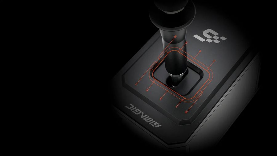 Shifter Simagic DS-8X 6+2+R+SQ pour simulation r&eacute;aliste et s&eacute;curis&eacute;e