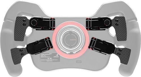 Palettes magn&eacute;tiques &agrave; capteurs Hall du volant Simagic FX-C pour un passage de vitesses pr&eacute;cis