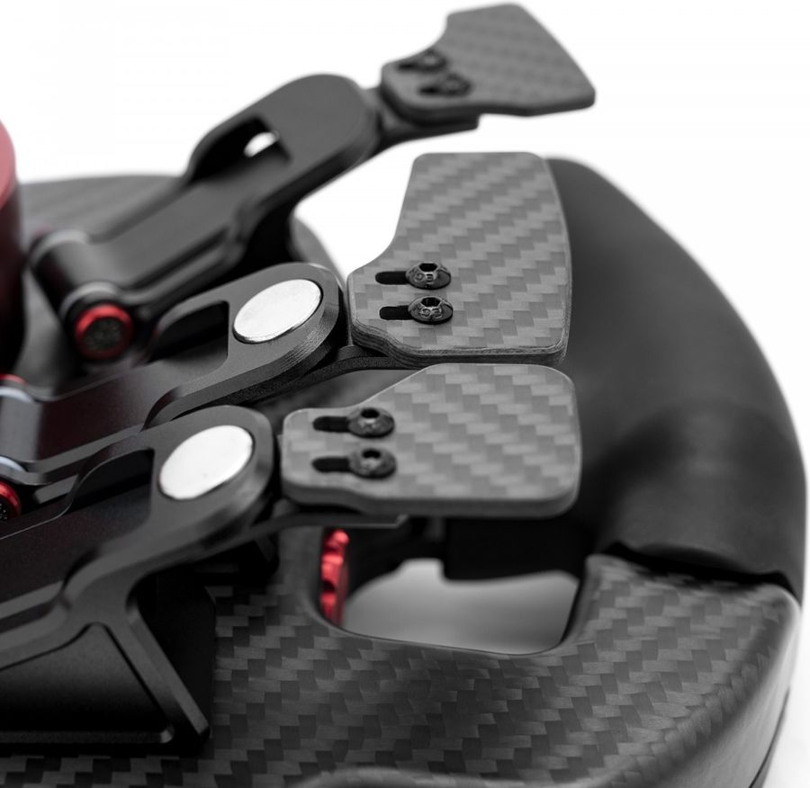 Palettes &agrave; effet HALL du volant Simagic FX PRO avec double embrayage et haute pr&eacute;cision