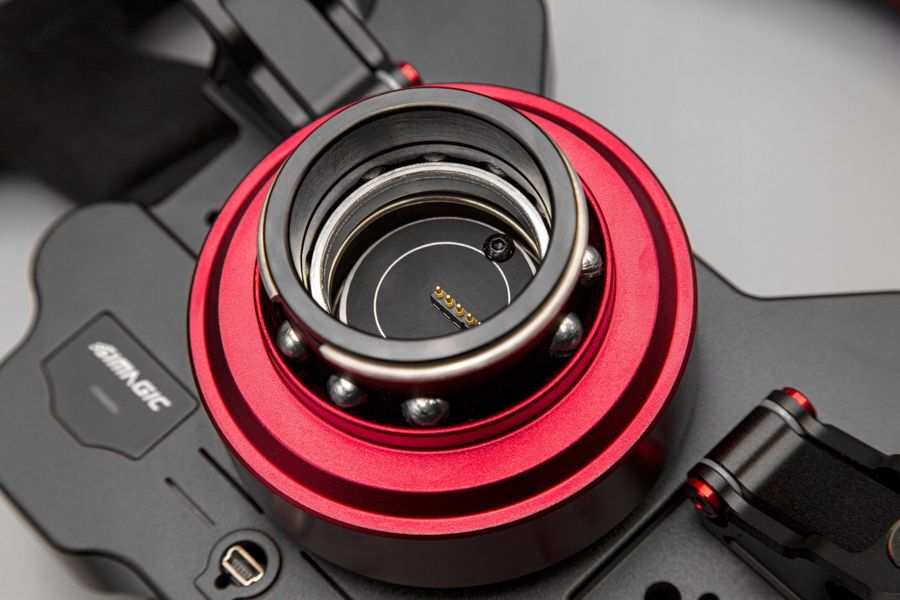 Syst&egrave;me Quick Release Simagic GT1-SD montage rapide volant simracing sans outil