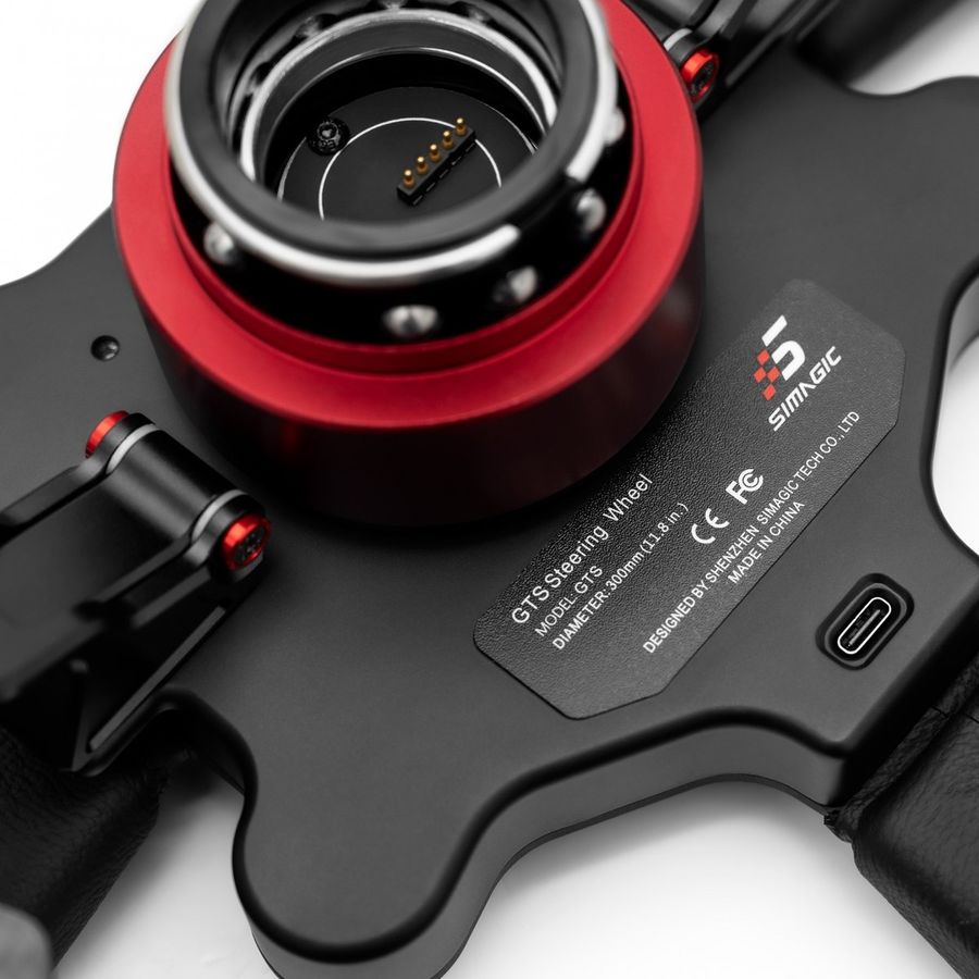 Quick Release QR50 Simagic GTS volant simracing fixation rapide et solide sans jeu m&eacute;canique