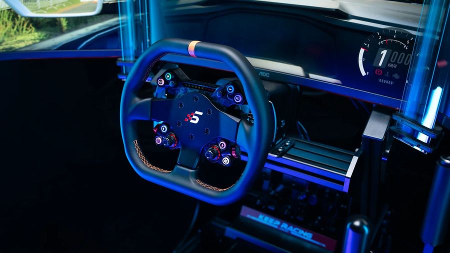 Volant simracing Simagic NEO-X 310G avec hub Neo X et jante GT 310 mm en fibre de carbone