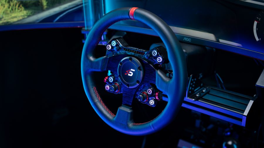 Volant simracing Simagic NEO-X 330R avec Neo X Hub et jante 330 mm en fibre de carbone